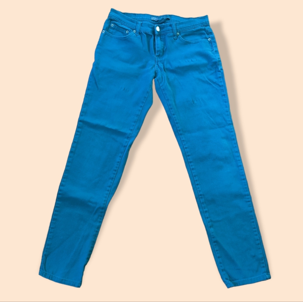U-51 turquoise jeans, 7/8
